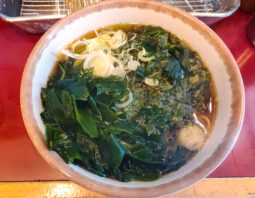 [丹波屋]春菊天そば(390円)