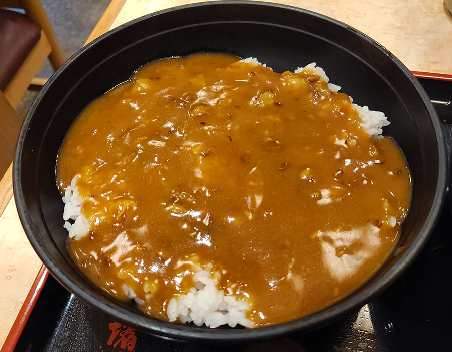 [小諸そば]満腹 カレー丼セット(650円)