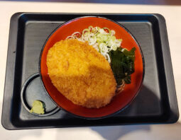 [名代 富士そば]冷しカレーコロッケのおそば(500円)