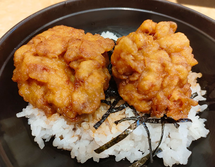 [小諸そば]鳥から丼セット(650円)