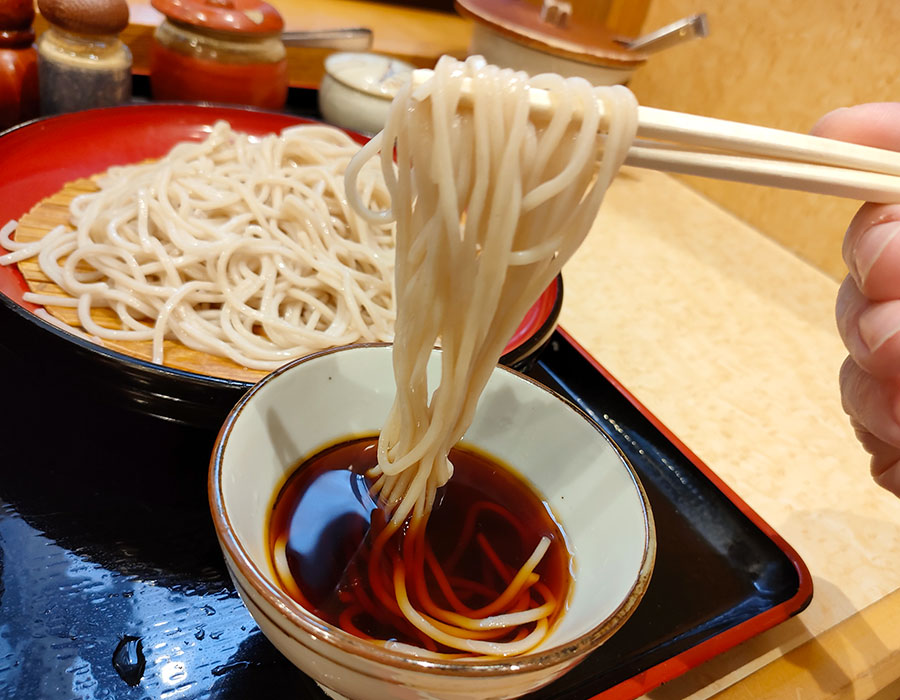 [小諸そば]穴子天丼セット(720円)